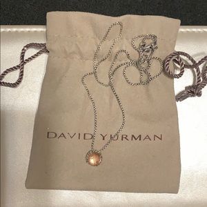 David Yurman chatelaine morganite necklace